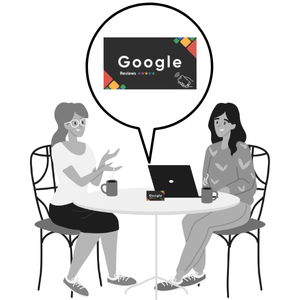 レビューステッカーの設置場所